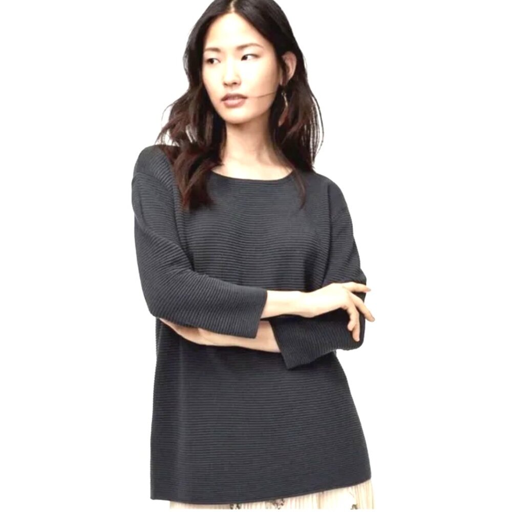 Wilfred Silk/Cotton/Cashmere Blend Ribbed Sweater